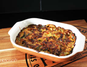 Gratin de courgettes au curry