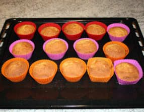 Muffins à la banane et aux Speculoos