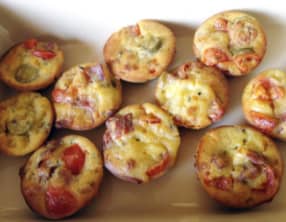 Muffins apéritif façon pizza