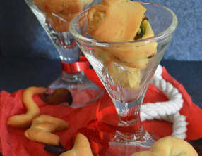 Petites bouchées relevées au gingembre et à la courgette