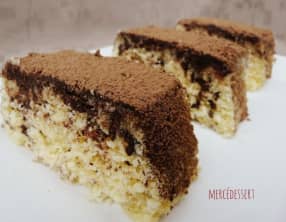 White cake noix de coco et pépites de chocolat