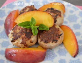 Boulettes de veau aux nectarines