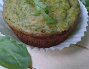 Muffins tout verts coeur de chèvre