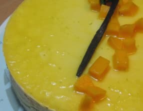 Entremet mangue-passion