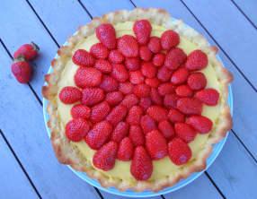 Tarte aux fraises