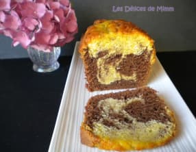 Cake marbré au chocolat façon Savane