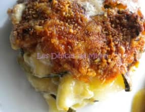 Gratin pommes de terre et courgettes au Comté