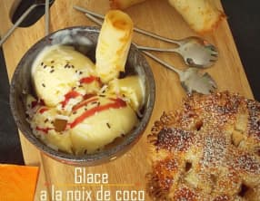 Creme Glacée à la noix de coco