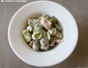Fèves au lard fumé
