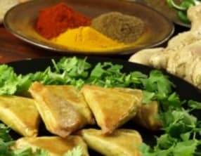 Samoussa de boeuf aux épices