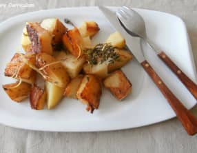 Pommes de terre nouvelles des sables au thym frais et au citron