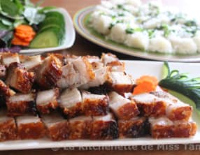 Porc laqué croustillant