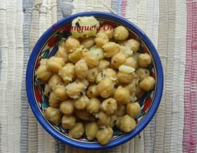 Salade de pois-chiches et pommes de terre