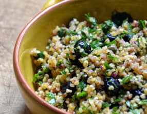 Taboulé Myrtilles, Persil et Câpres