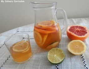 Thé glacé aux agrumes