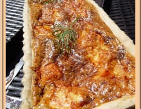 Tarte aux deux saumons