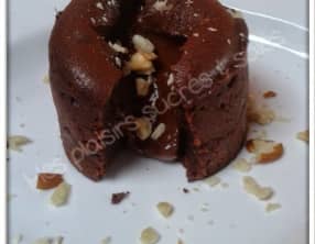 Coulant au chocolat au coeur de praliné