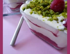 Tiramisu aux framboises