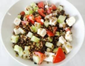 Salade de lentilles à la grecque