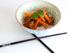 Porc gingembre et orange