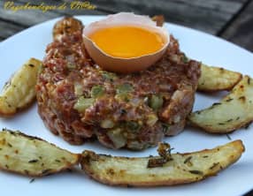 Tartare de bœuf au couteau