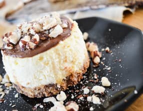 Cheesecakes individuels au Nutella