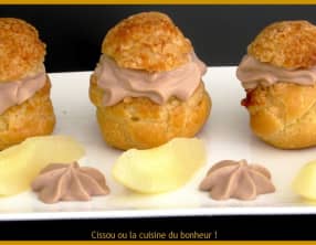 Choux poire et chocolat