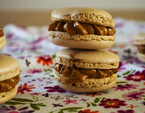 Macarons au praliné