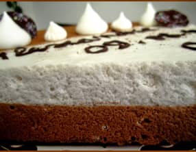 Bavarois chocolat coco