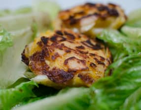 Crottin de chèvre aux amandes
