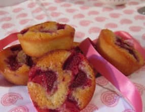 Financiers à la fraise