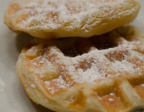 Gaufre feuilletée au Nutella