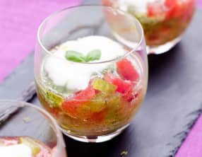 Tartare de tomates anciennes