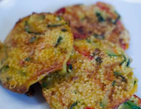 Galettes de millet aux légumes