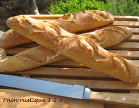 Pain rustique 1 2 3