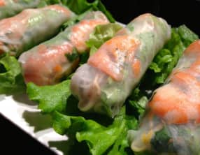 Minis rouleaux de printemps