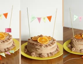 Layer cake à l'orange