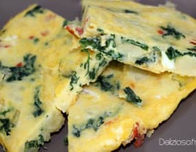 Tortilla épinard chorizo