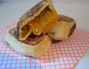 Naans sucré aux abricots