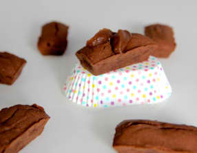 Fondant chocolat et crème de marron