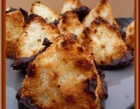 Rochers vanille-coco au chocolat