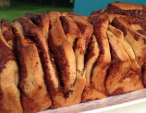 Brioche à effeuiller au Nutella