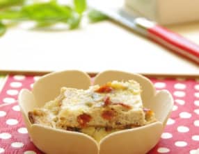 Fine tortilla au thon et tomates confites