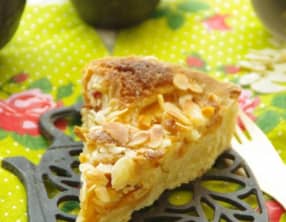 Bakewell tart aux abricots