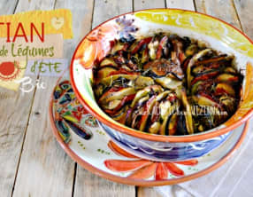 Tian provençal de légumes bio aux herbes de Provence