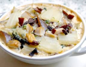 Blettes aux cèpes de Bordeaux