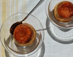 Mini-gâteaux aux abricots confits à la verveine