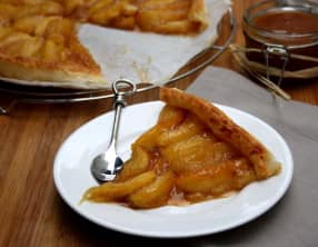 Tarte aux pommes et caramel au beurre salé