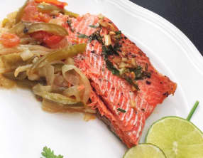 Saumon au four d'Adrian