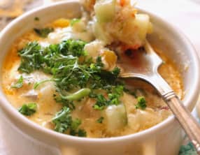 Brunoise à la méridionale en gratin